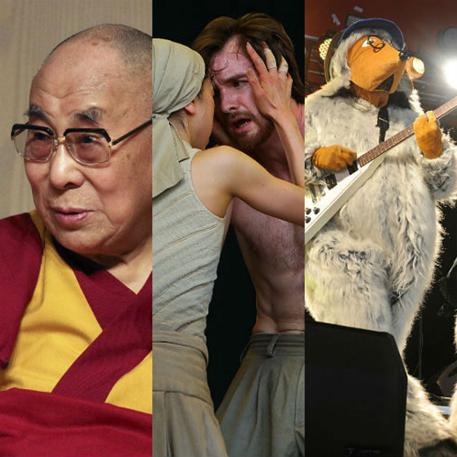Glastonbury's most unusual bookings, from the Dalai Lama to Wombles